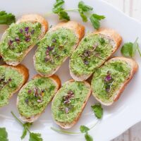 Broccoli Stem Pesto | SoupAddict.com
