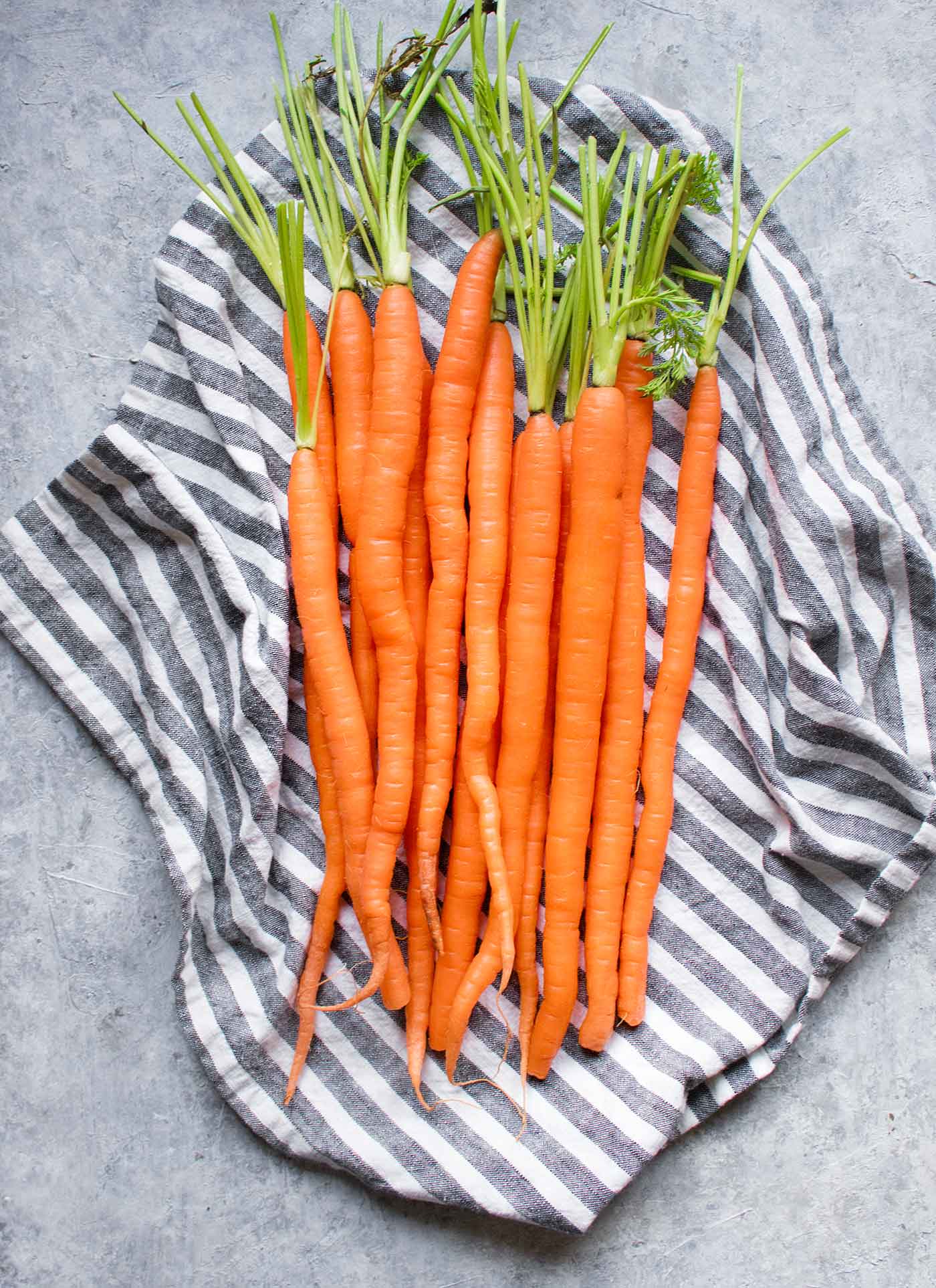 A bunch of carrots for Carrot Lemongrass Soup