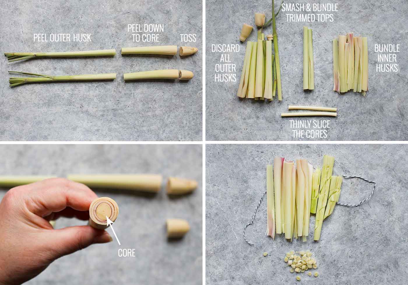Tips for preparing fresh lemongrass