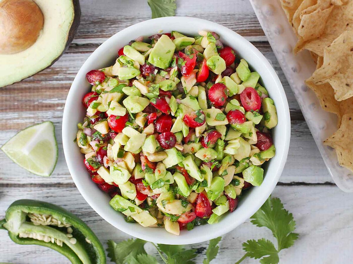 Cranberry Avocado Salsa