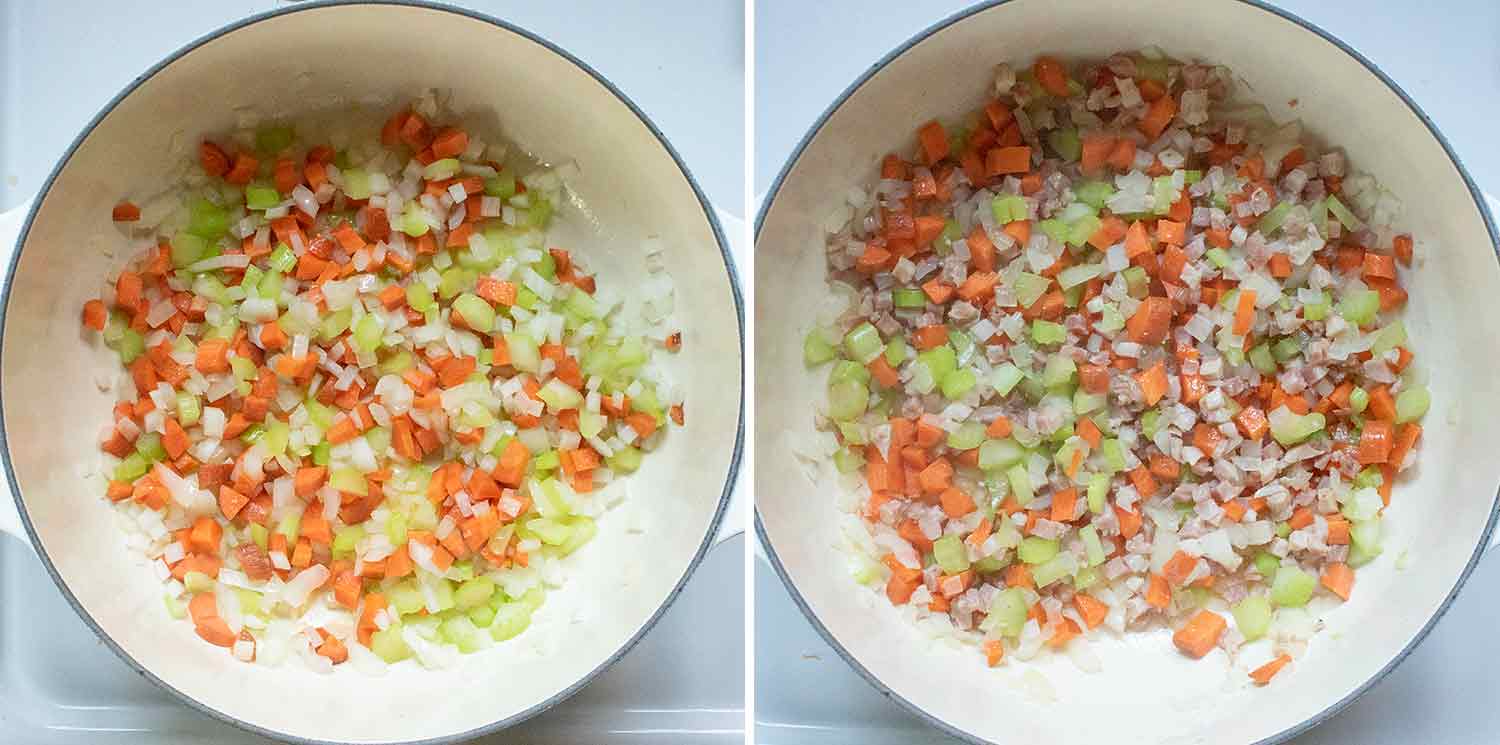 Visuals for step 1 of the cooking process.
