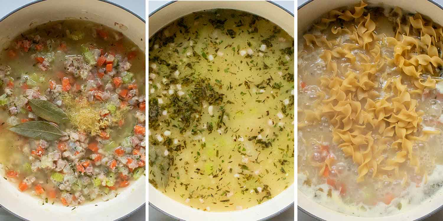 Visuals for step 3 of the cooking process.