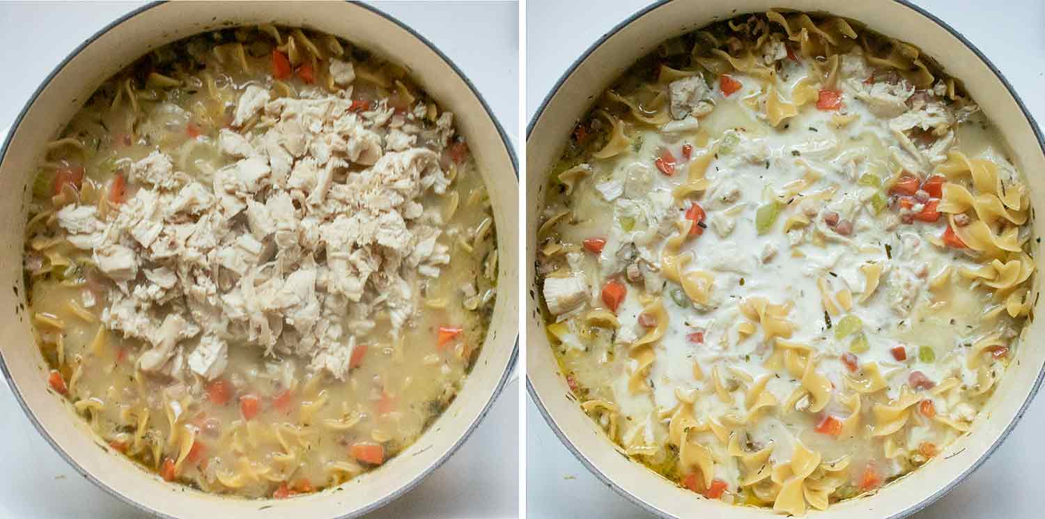 Visuals for step 4 of the cooking process.