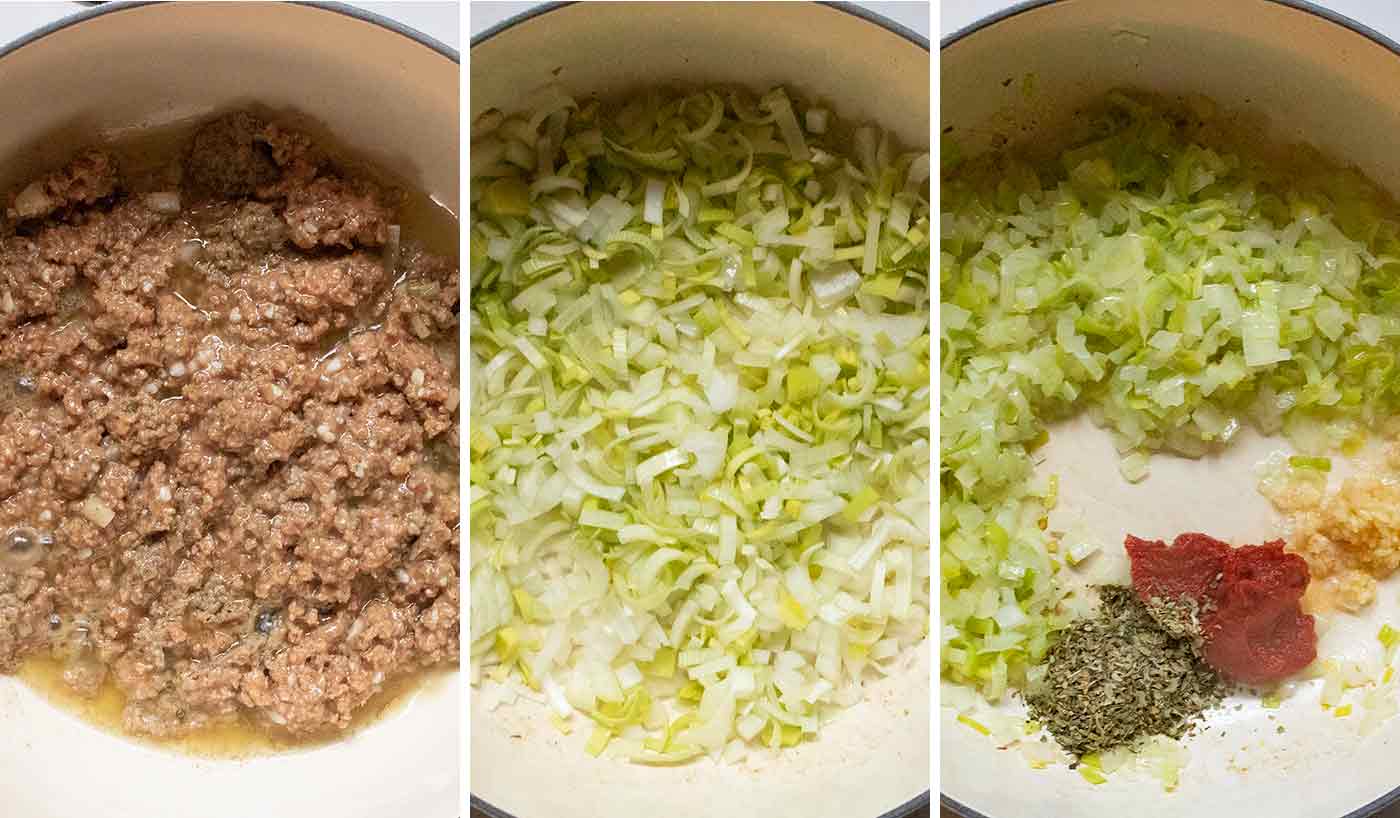 Step 1 for how to make the soup.
