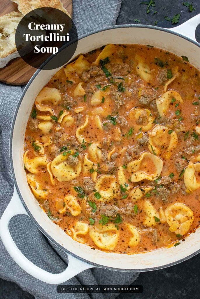 Creamy Tortellini Soup