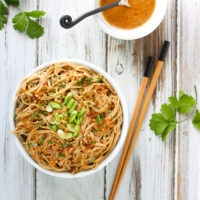 Extra Peanutty Peanut Soba Noodles | SoupAddict.com