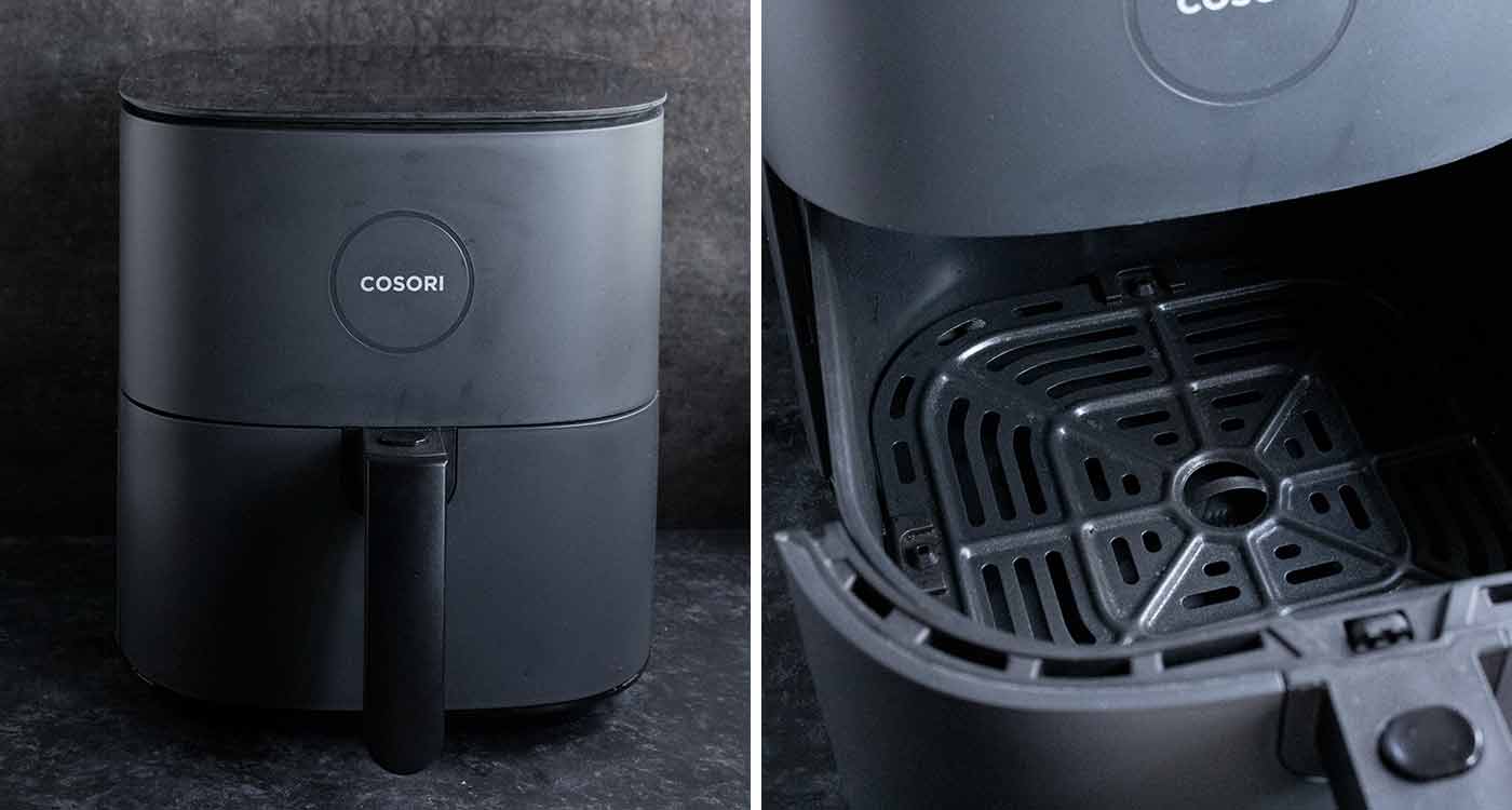 Photo duo of my air fryer.