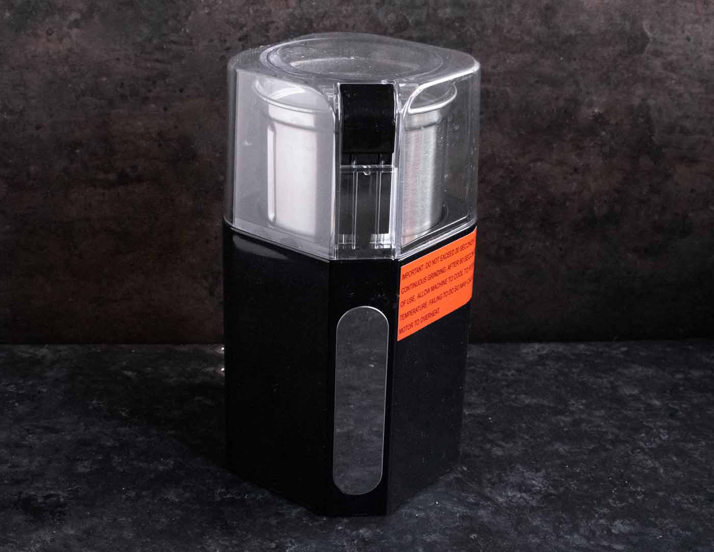 Photo of a spice grinder.