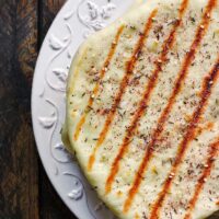 Grilled Flatbread with Za'atar from SoupAddict.com