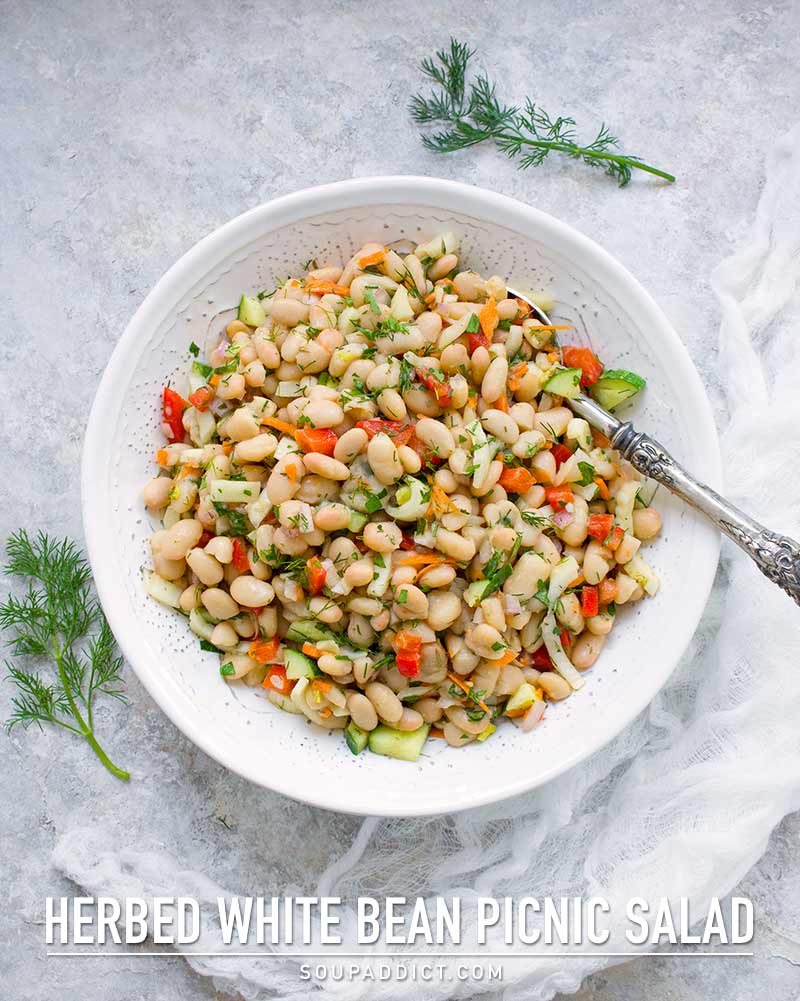 Herbed White Bean Picnic Salad
