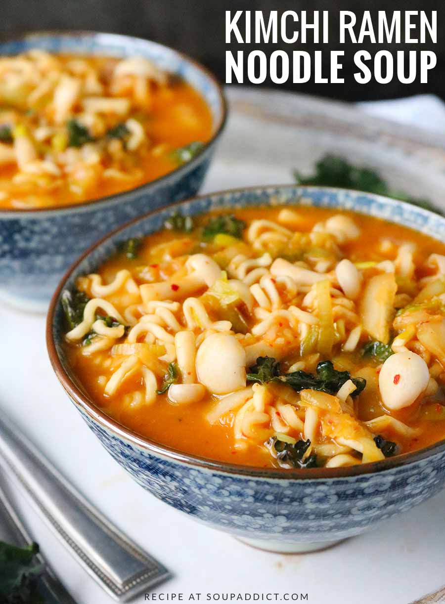 Kimchi Ramen Noodle Soup