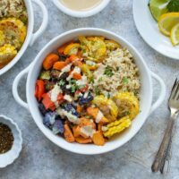 Mediterranean Vegetable Sheet Pan Dinner