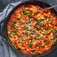 Mediterranean White Bean Skillet