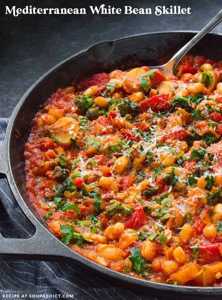 Mediterranean White Bean Skillet