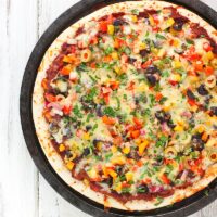 Vegetarian Mexican Pizza | SoupAddict.com