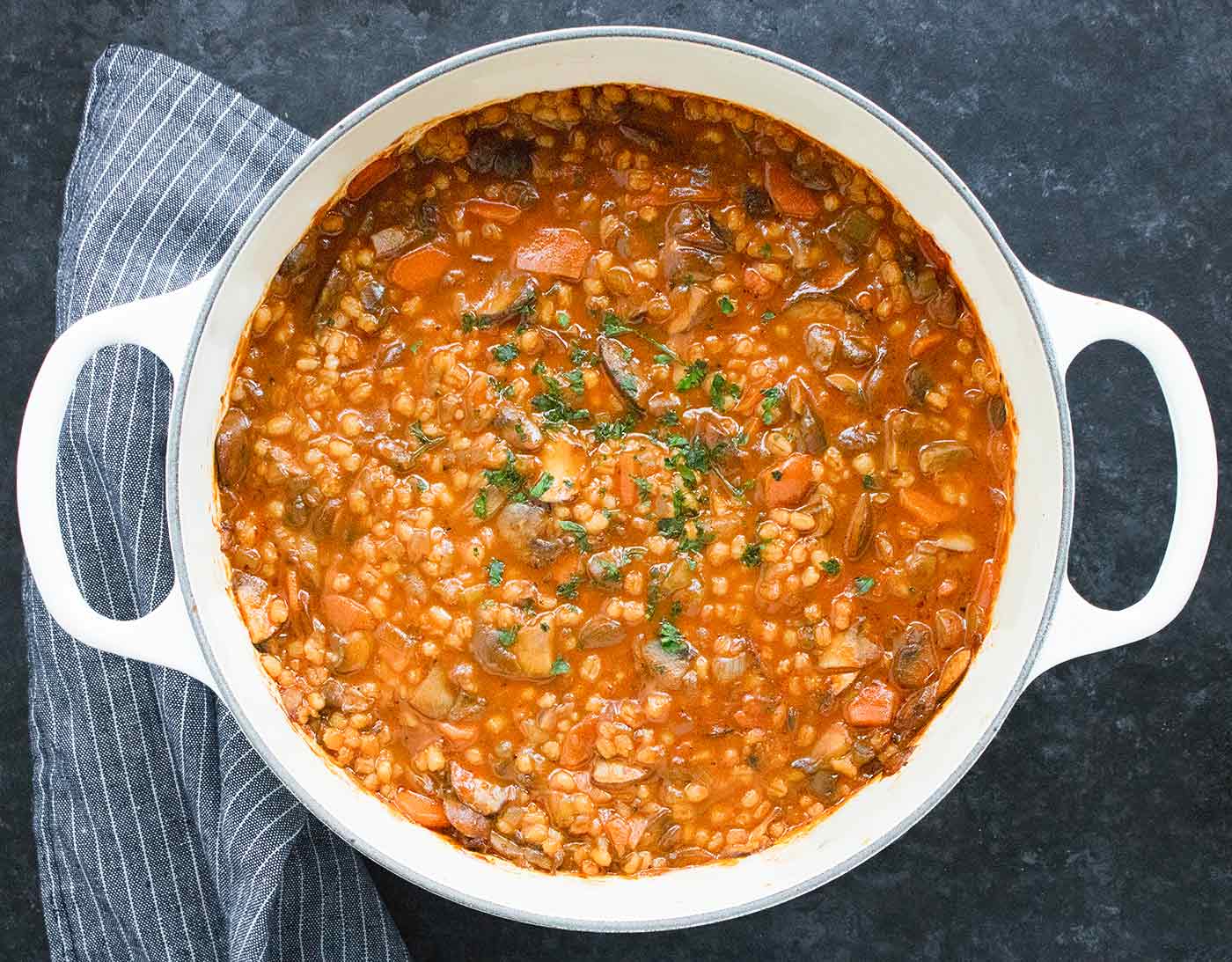 Mushroom Barley Soup