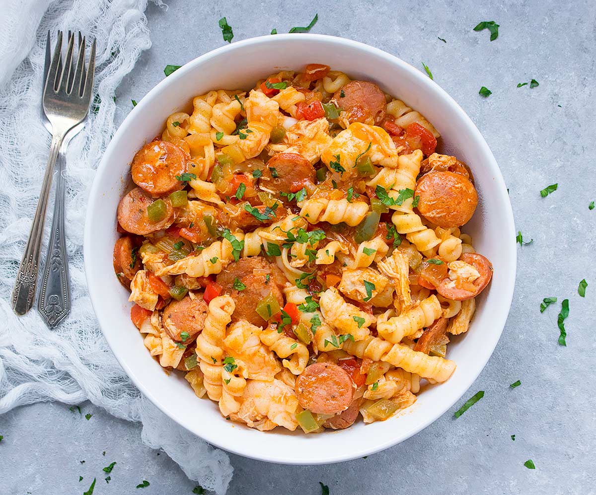 Pasta Jambalaya from SoupAddict.com