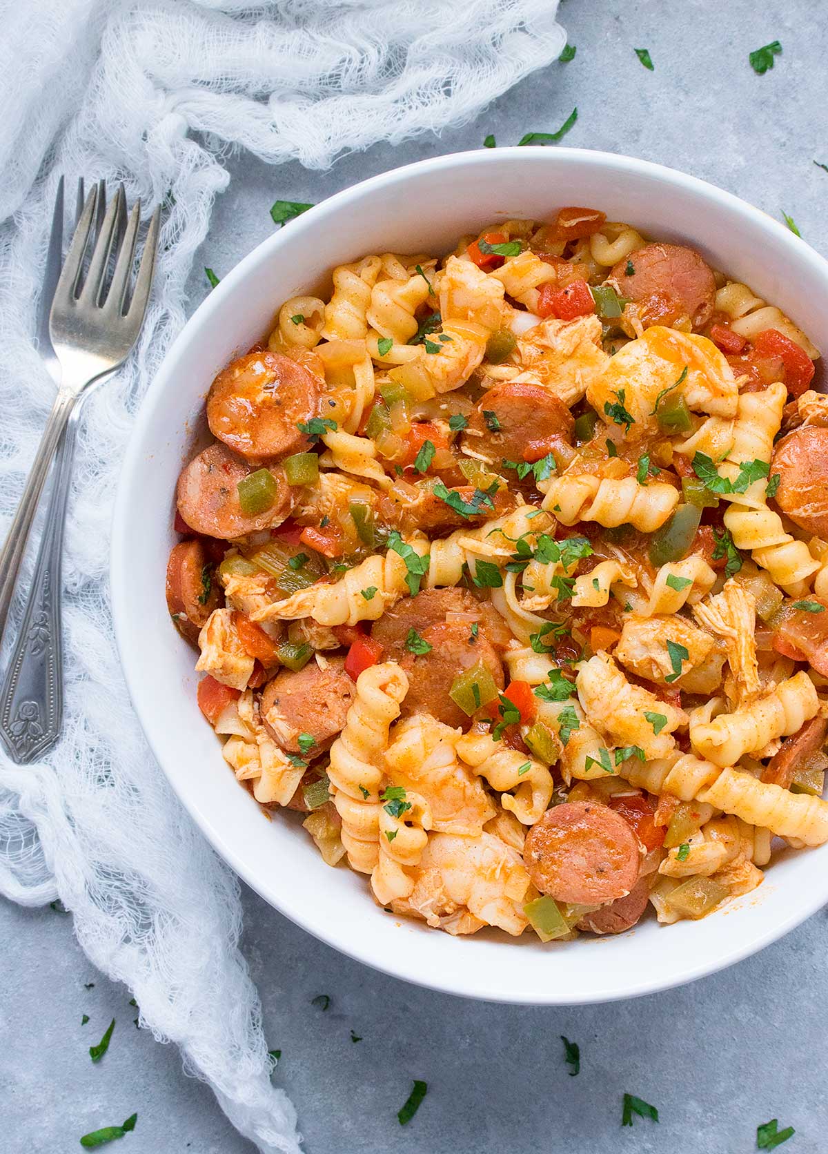 Pasta Jambalaya from SoupAddict.com
