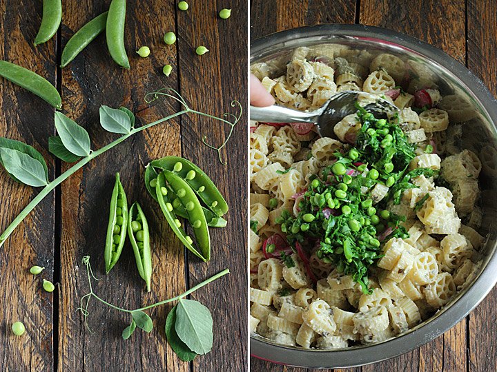 Pesto Pea Pasta Salad