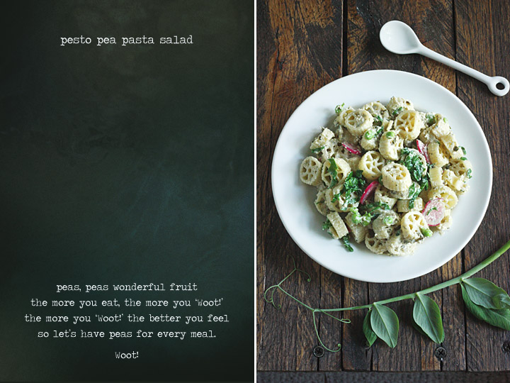 Pesto Pea Pasta Salad