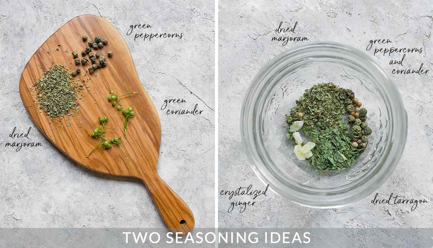 Seasoning options for Pickled Sweety Drops