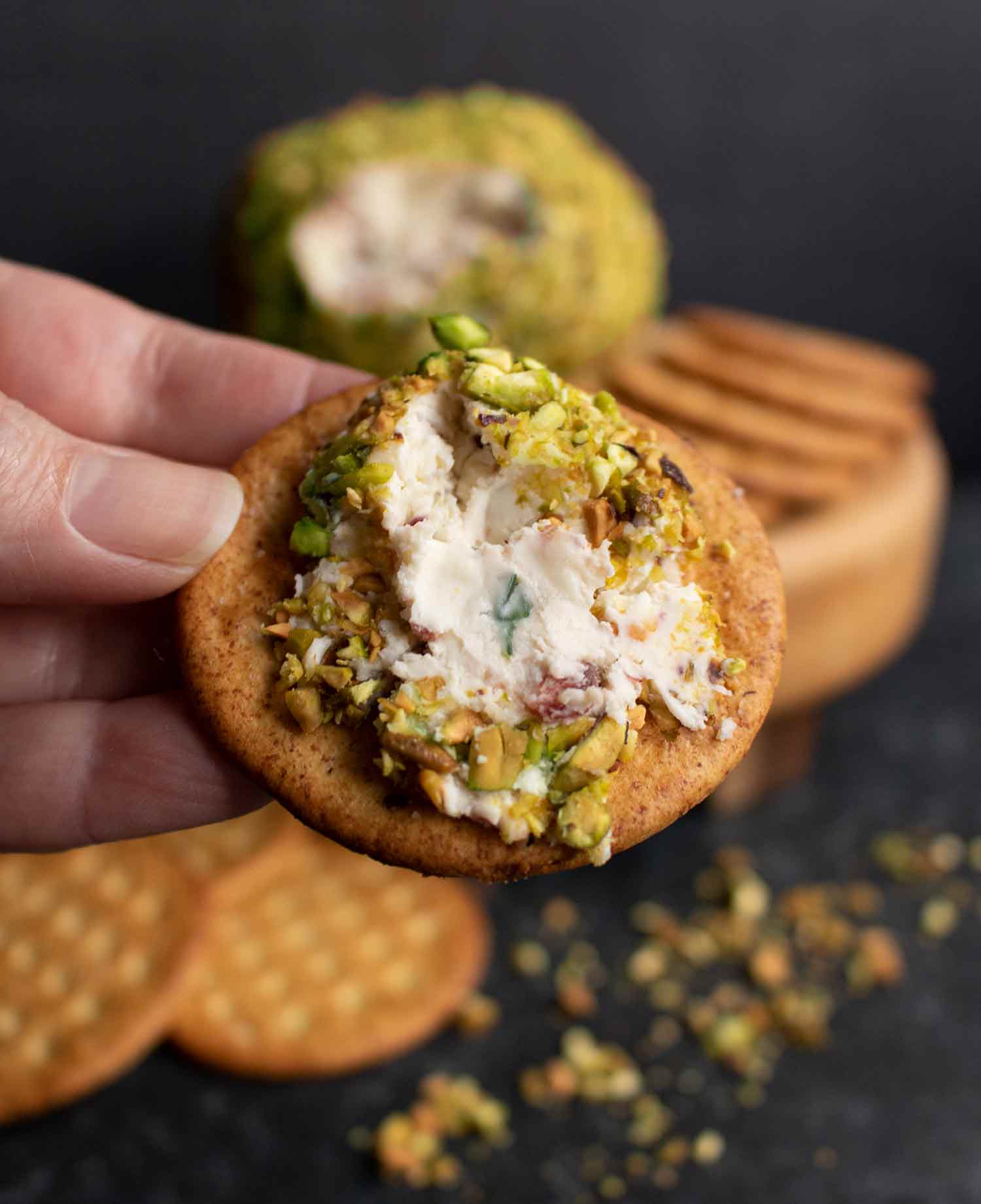 Pistachio Cranberry Cheese Ball