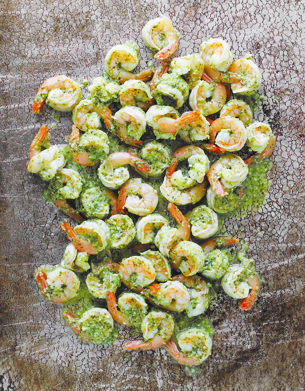 Roasted Shrimp in Spicy Green Sauce from SoupAddict.com
