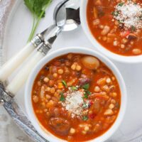 Sardinian Longevity Minestrone Soup | SoupAddict.com