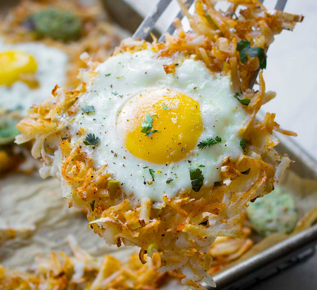 Sheet Pan Hash Browns from SoupAddict.com