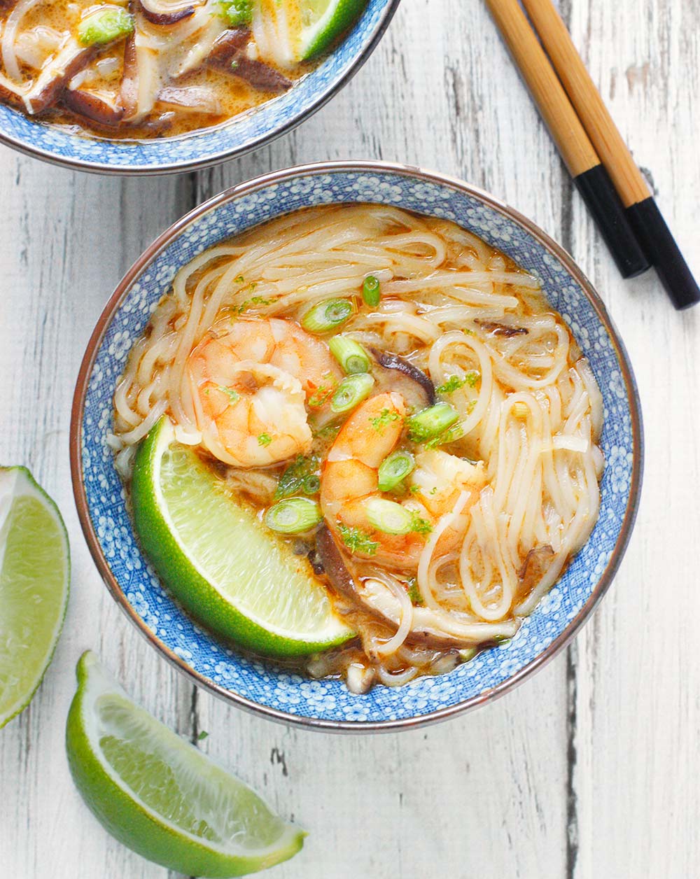 Shrimp Shiitake Curry Soup from SoupAddict.com