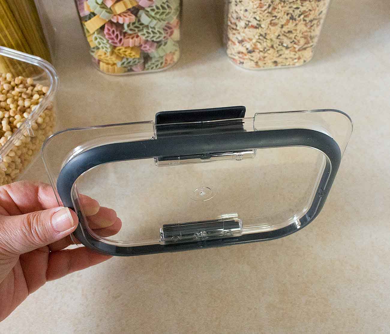 Lid of storage container.