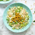 Summer Cauliflower Power Salad on a plate