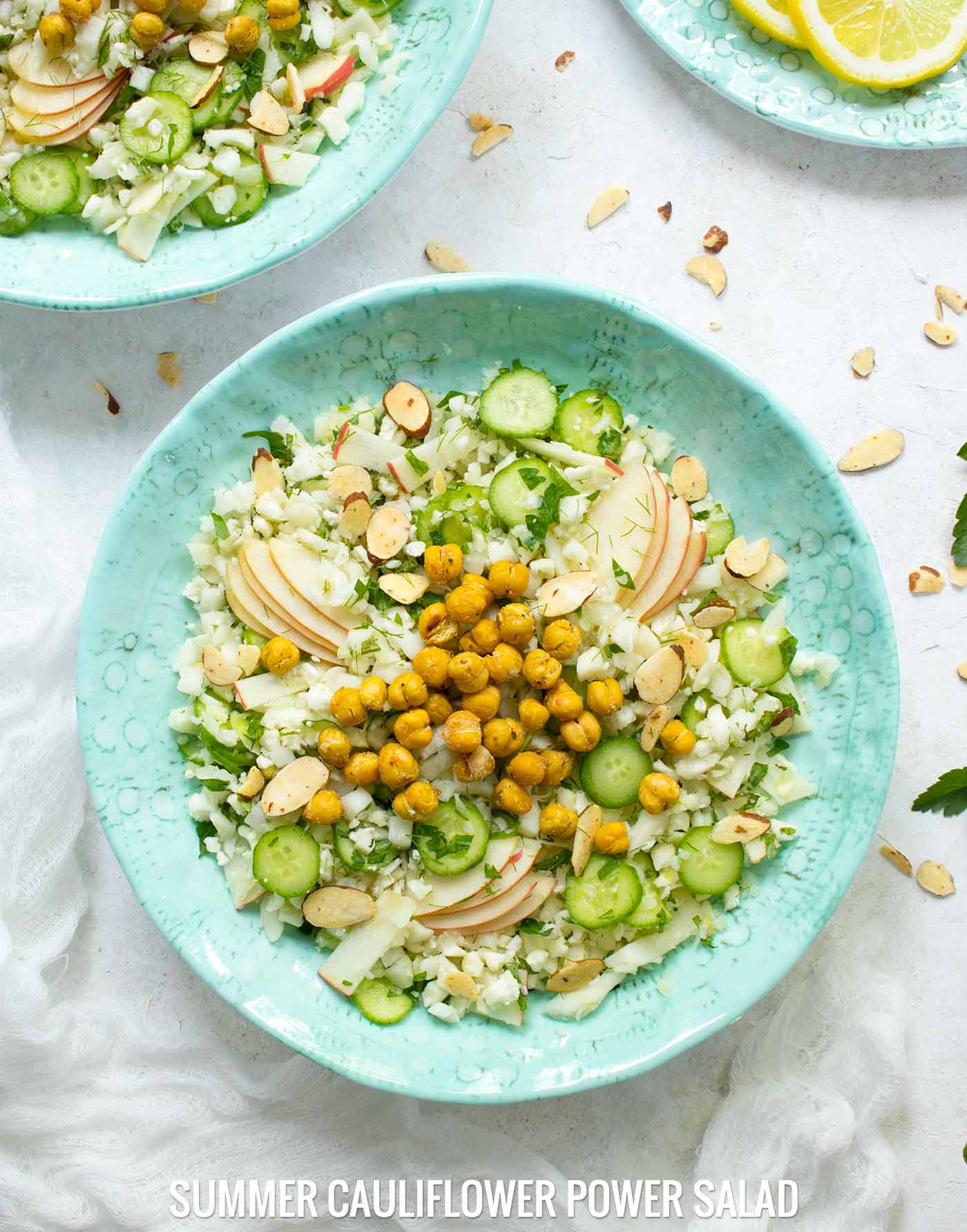 Summer Cauliflower Power Salad - Recipe at SoupAddict.com
