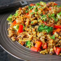 Sweet Potato Fried Rice Stir Fry from SoupAddict.com