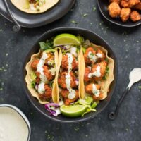 Sweet & Spicy Sriracha Cauliflower Tacos