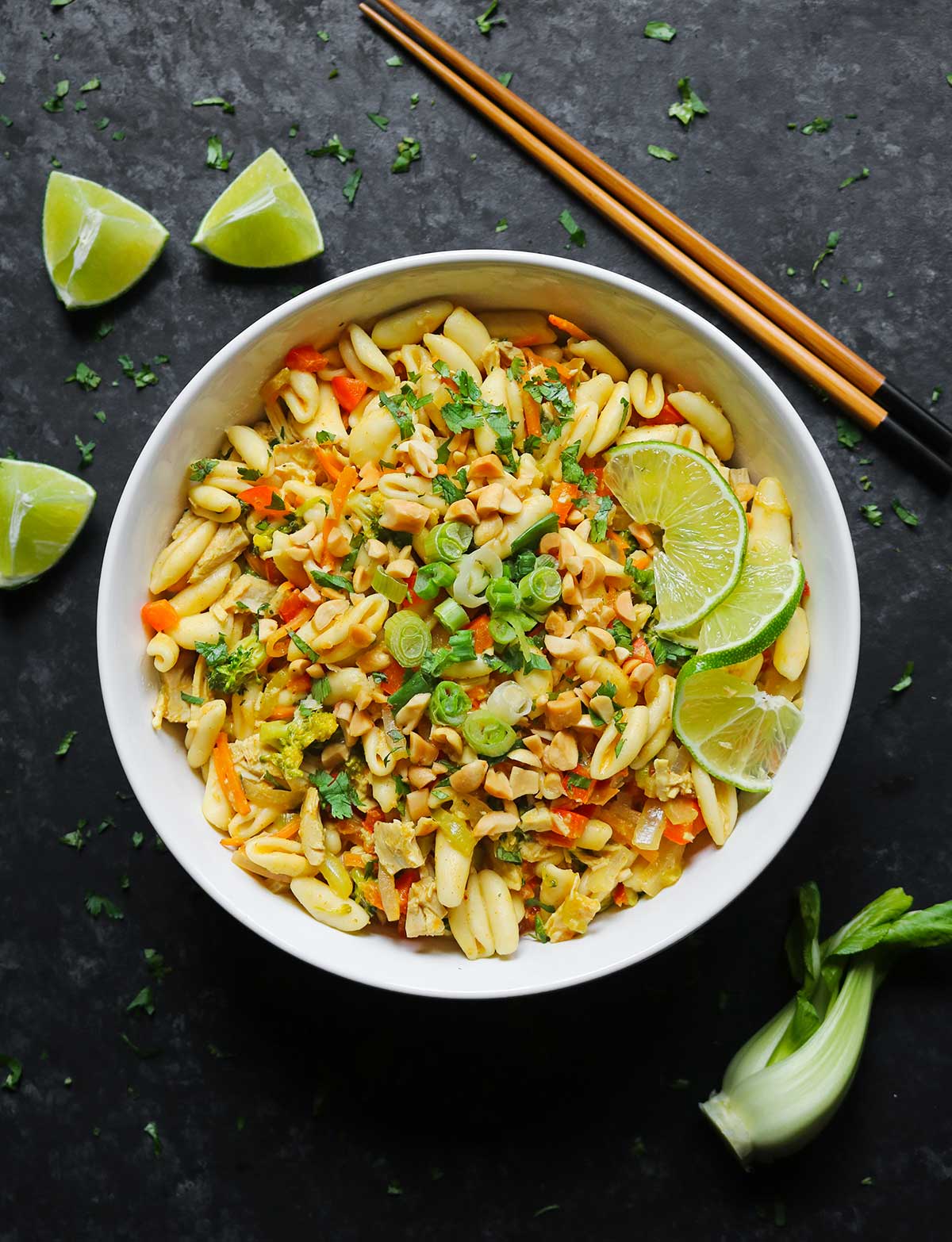 Thai Pasta with Chicken from SoupAddict.com
