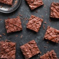 Bowl-lickin' vegan brownies