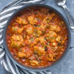Vegetable Dumpling Soup, ready to serve