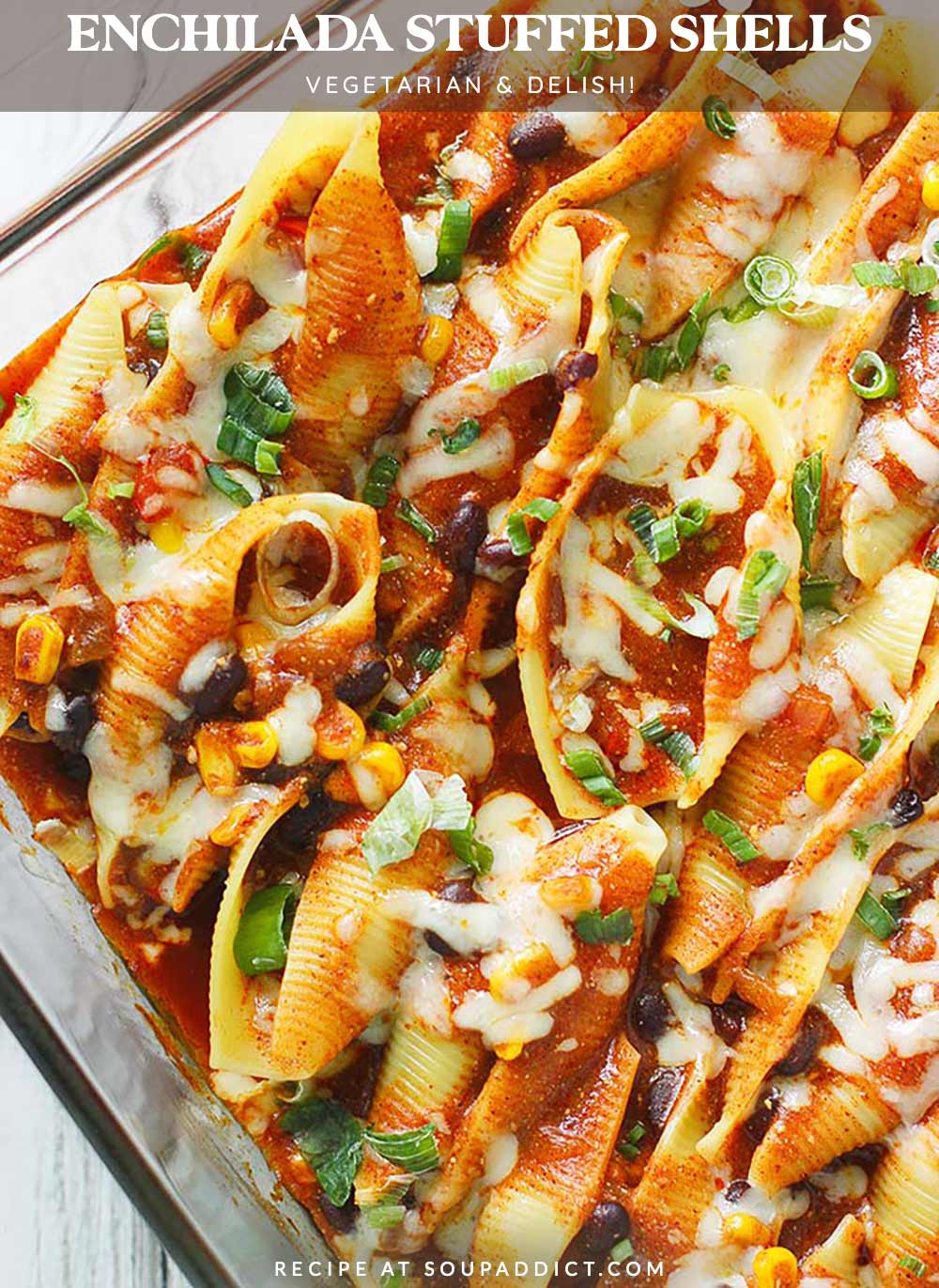 Enchilada Stuffed Shells