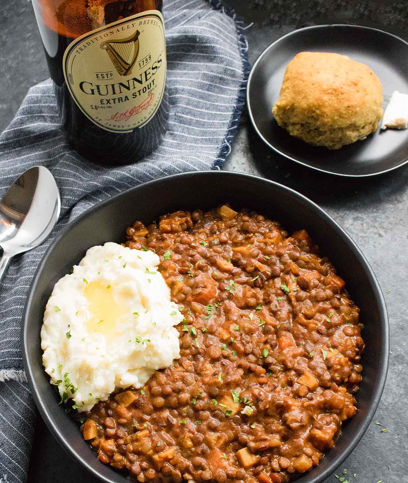 Vegetarian Irish Stew with Guinness