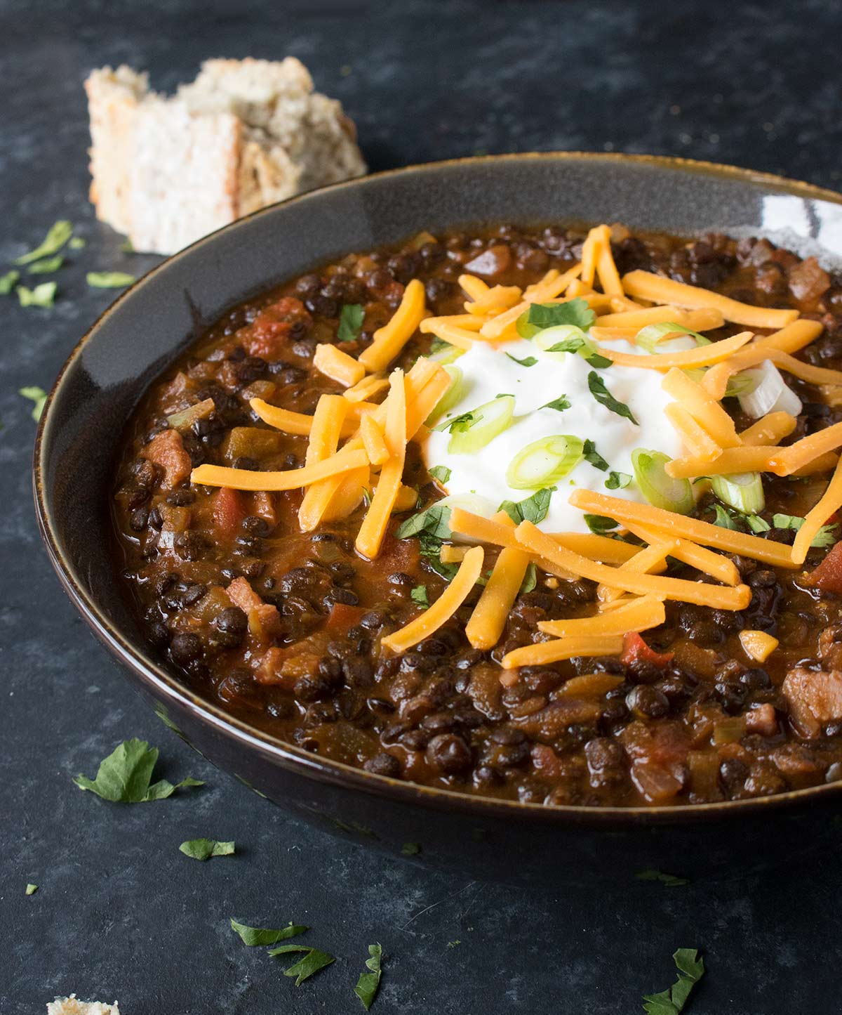 Vegetarian Lentil Chili from SoupAddict.com