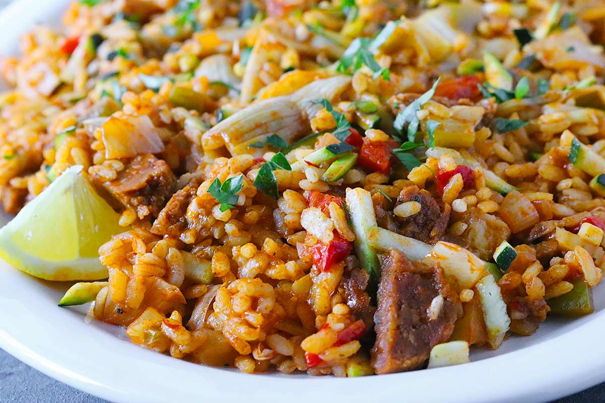 Vegetarian Paella from SoupAddict.com