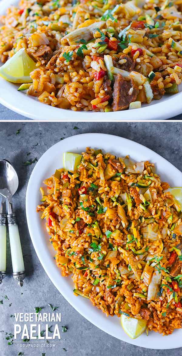 Vegetarian Paella from SoupAddict.com