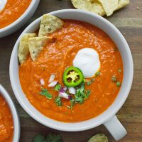 Tortilla Soup in a mug