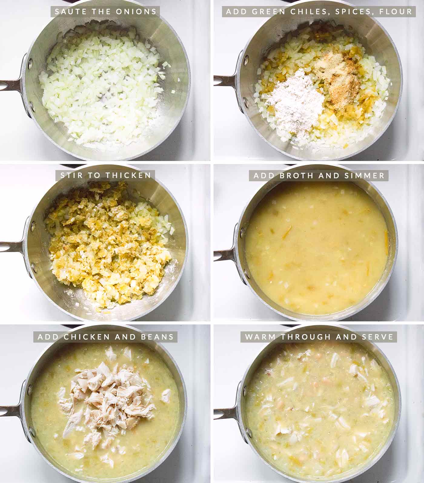 Steps for preparing quick and easy White Chicken Chili